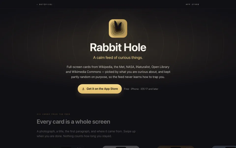 Screenshot: Rabbit Hole